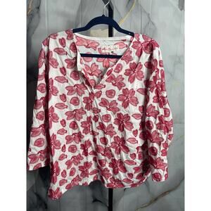 Manuelle Guibal Embroidered Top Size Large (3)